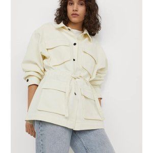 H&M Cotton Twill Utility Jacket